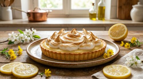 La crostata al limone con meringa: il dolce primaverile che risveglia i sensi