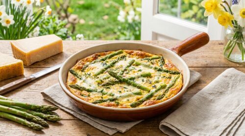 Questo gesto semplice rende la frittata di asparagi irresistibile e soffice